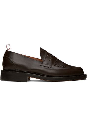 Thom Browne Brown Classic Penny Loafers