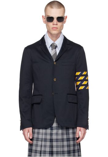 Thom Browne Navy 4-Bar Blazer