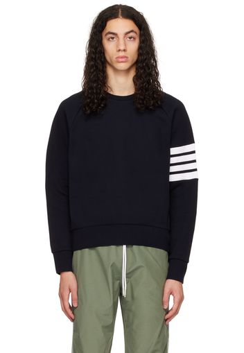 Thom Browne Navy 4-Bar Sweatshirt