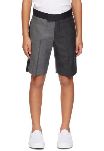 Thom Browne Kids Gray Fun-Mix Shorts