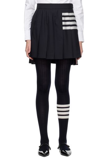 Thom Browne Navy Engineered 4-Bar Miniskirt