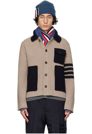 Thom Browne Brown Workman's Cardigan