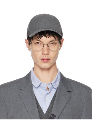 Thom Browne Gray Classic Baseball Cap