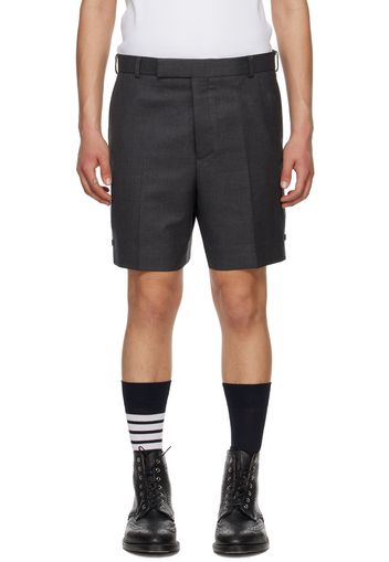 Thom Browne Gray Sack Mini Shorts