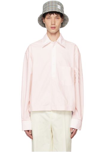 Thom Browne Pink 4-Bar Shirt