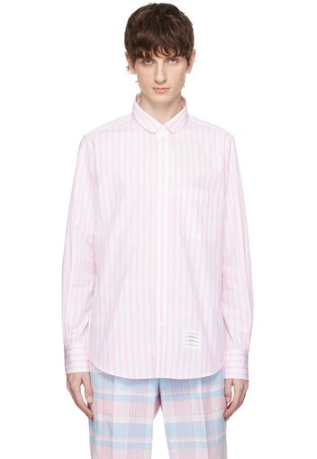 Thom Browne White Round Collar Shirt