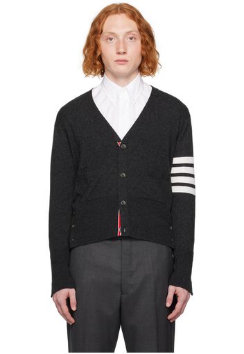 Thom Browne Gray 4-Bar Cardigan