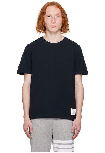 Thom Browne Navy Stripe Trim T-Shirt