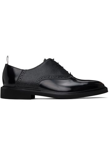 Thom Browne Black Saddle Oxfords