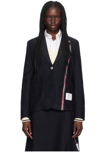 Thom Browne Navy Sack Blazer