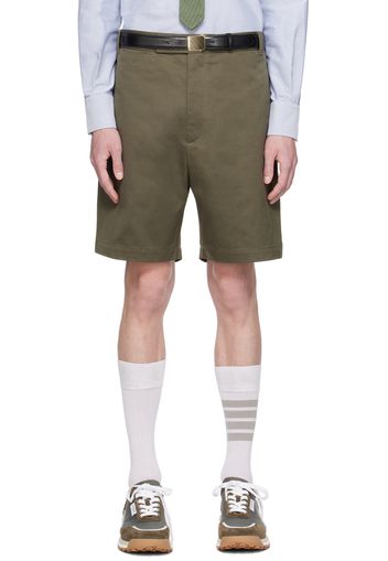 Thom Browne Khaki Unconstructed Shorts