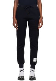 Thom Browne Navy Two-Pocket Lounge Pants