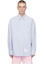 Thom Browne Blue 4-Bar Shirt