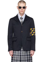 Thom Browne Navy 4-Bar Blazer