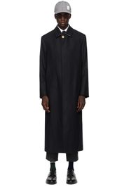 Thom Browne Navy Button Back Coat