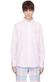 Thom Browne White Round Collar Shirt