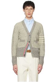 Thom Browne Gray 4-Bar Classic Cardigan