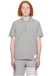 Thom Browne Gray Relaxed-Fit Polo