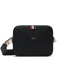 Thom Browne Black 4-Bar Small Camera Bag