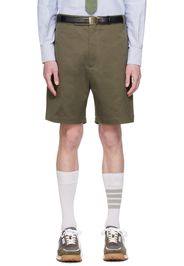 Thom Browne Khaki Unconstructed Shorts