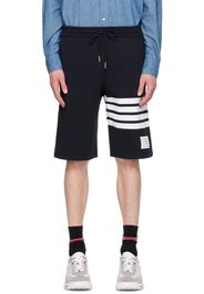 Thom Browne Navy 4-Bar Shorts