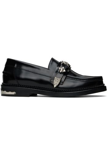 Toga Pulla SSENSE Exclusive Black Metal Loafers