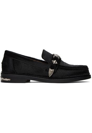 Toga Virilis SSENSE Exclusive Black Fur Loafers