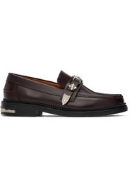 Toga Virilis SSENSE Exclusive Burgundy Loafers