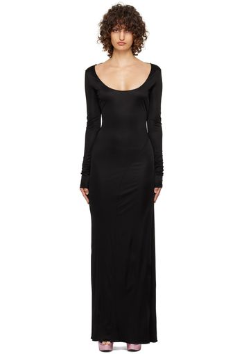 TOM FORD Black Low Back Maxi Dress