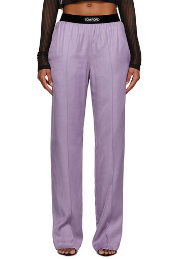 TOM FORD Purple Pinched Seam Lounge Pants