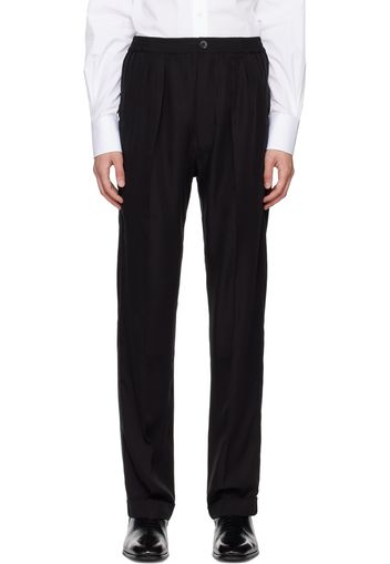 TOM FORD Black Pleated Lounge Pants