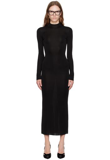 TOM FORD Black Crewneck Maxi Dress