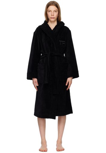 TOM FORD Black Towelling Robe