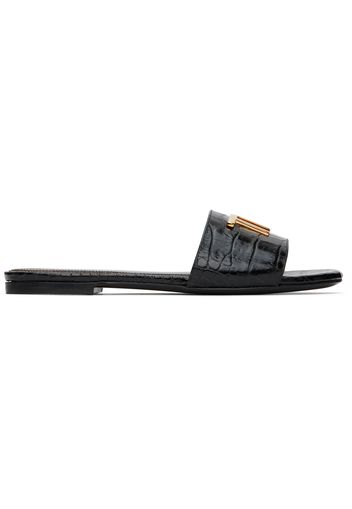 TOM FORD Black Logo Slides