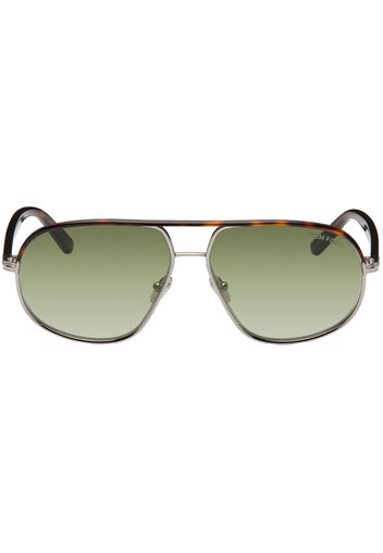 TOM FORD Silver Aviator Sunglasses