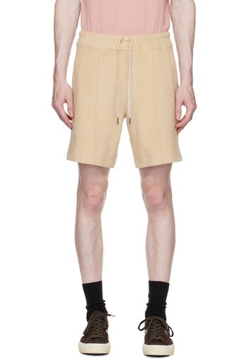 TOM FORD Beige Towelling Shorts