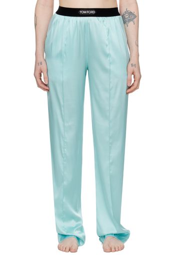 TOM FORD Blue Pinched Seam Lounge Pants