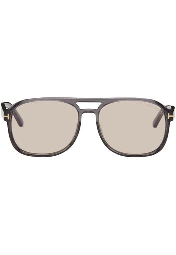 TOM FORD Gray Rosco Sunglasses