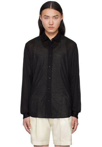 TOM FORD Black Sheer Shirt