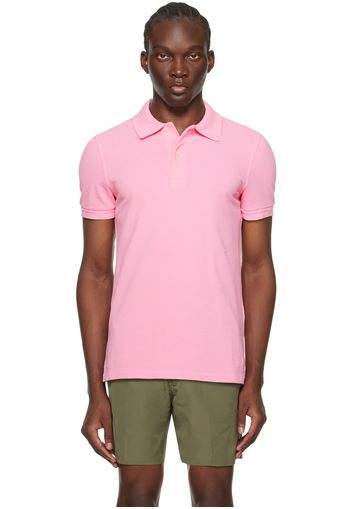 TOM FORD Pink Tennis Polo