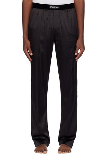 TOM FORD Brown Pinched Seam Pyjama Pants