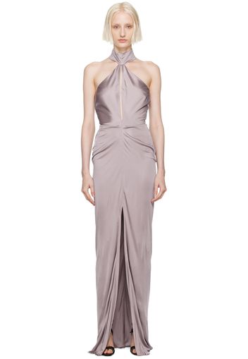 TOM FORD Purple Light Lustrous Evening Maxi Dress