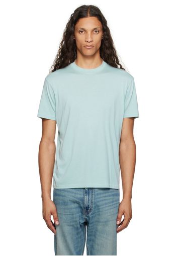 TOM FORD Blue Crewneck T-Shirt