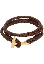 TOM FORD Brown Leather Bracelet