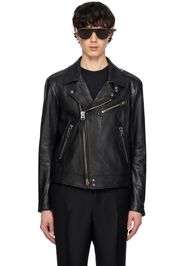 TOM FORD Black Biker Leather Jacket