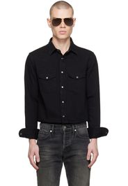 TOM FORD Black Western Yoke Shirt