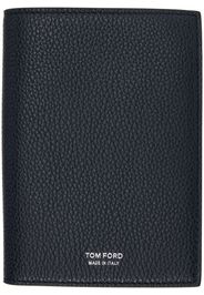 TOM FORD Navy Stamped Passport Holder