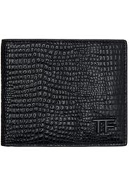 TOM FORD Black Printed Leather T Line Classic Wallet