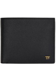 TOM FORD Black Small Grain Leather Bifold Wallet