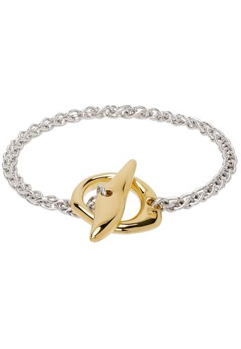 Tom Wood Silver & Gold Robin Duo Bracelet